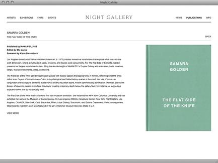 Night Gallery - News - exhibit-E