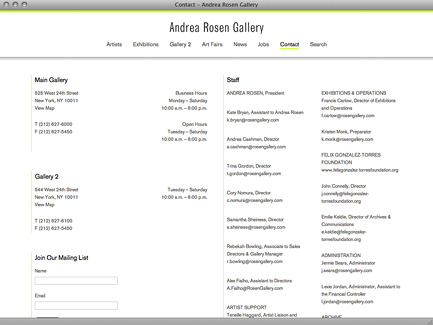 Andrea Rosen Gallery