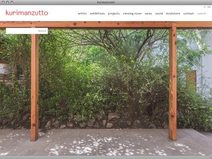 Kurimanzutto - News - exhibit-E | Website Design for the Art World