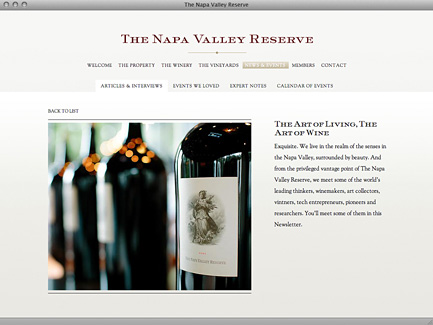 The Napa Valley Reserve