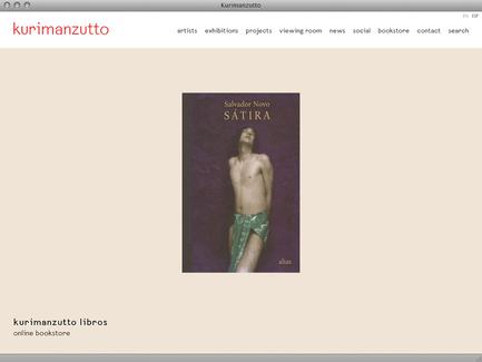 Kurimanzutto - News - exhibit-E | Website Design for the Art World