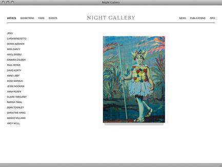 Night Gallery - News - exhibit-E
