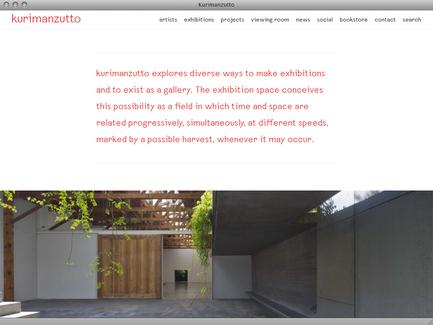 Kurimanzutto - News - exhibit-E | Website Design for the Art World