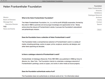 Helen Frankenthaler Foundation