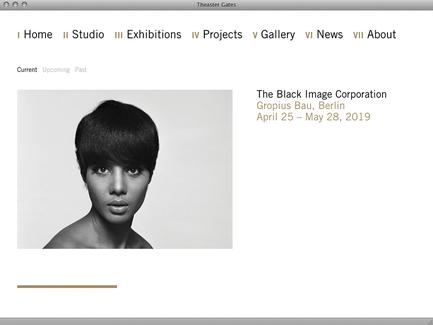 Theaster Gates - News - exhibit-E | Website Design for the Art World