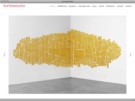 Kurimanzutto - News - exhibit-E | Website Design for the Art World