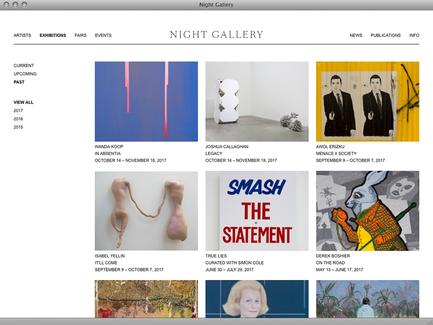 Night Gallery - News - exhibit-E