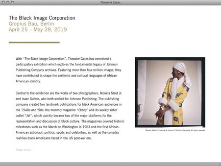 Theaster Gates - News - exhibit-E | Website Design for the Art World