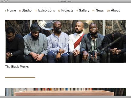 Theaster Gates - News - exhibit-E | Website Design for the Art World