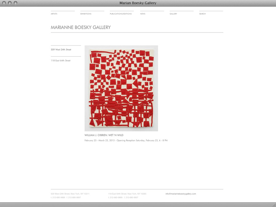 Marianne Boesky Gallery