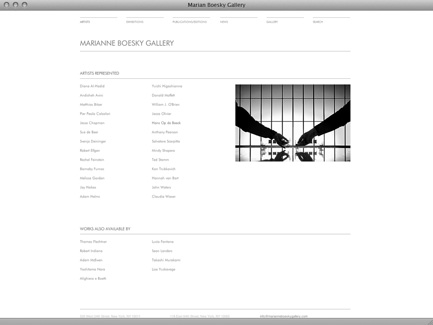 Marianne Boesky Gallery